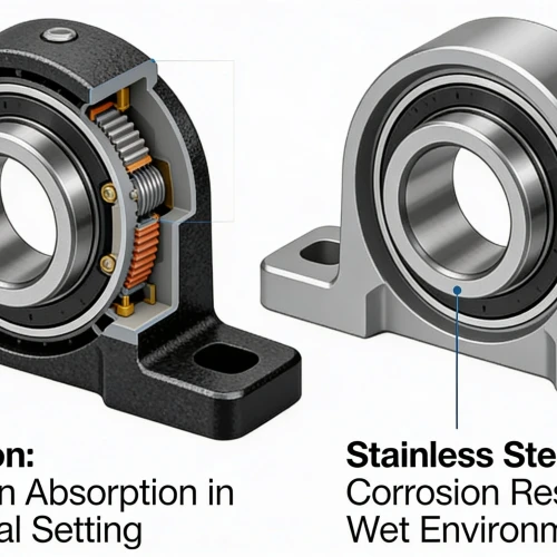 Pillow Block Bearings Guide: Cast Iron vs Stainless Steel  Nachi Pillow Blocks Suppliers in India - Industrial Bearing Blog